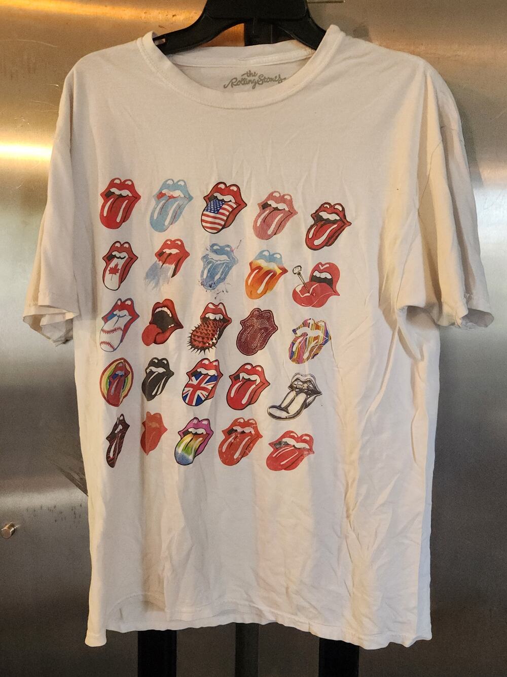 The Rolling Stones  Tongue Logo Graphic T-Shirt Size L